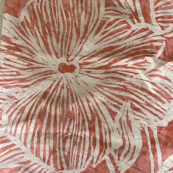 Opalhouse Floral Tropical Shower Curtain Boho Bath Orange Pink - Picture 2 of 5